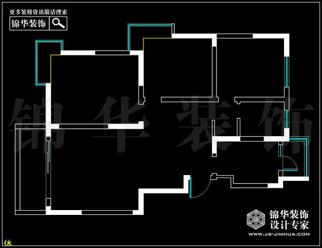 閱城國(guó)際C2戶型110平米 戶型